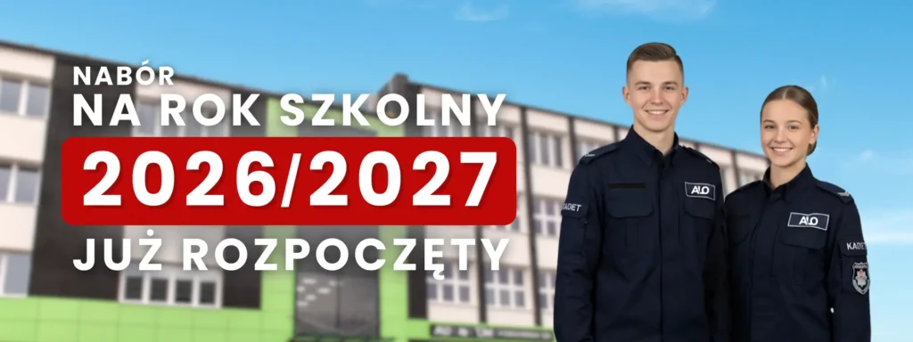 Baner klasy Mundurowo Policyjnej